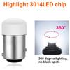 2/4/6/8/10 PCS P21W BA15S 1156 P21W BAY15D 1157 LED Bulb 12V 600LM 6500K White Super Bright Car Turn Signal Brake Parking Lights Back Up Lights 1