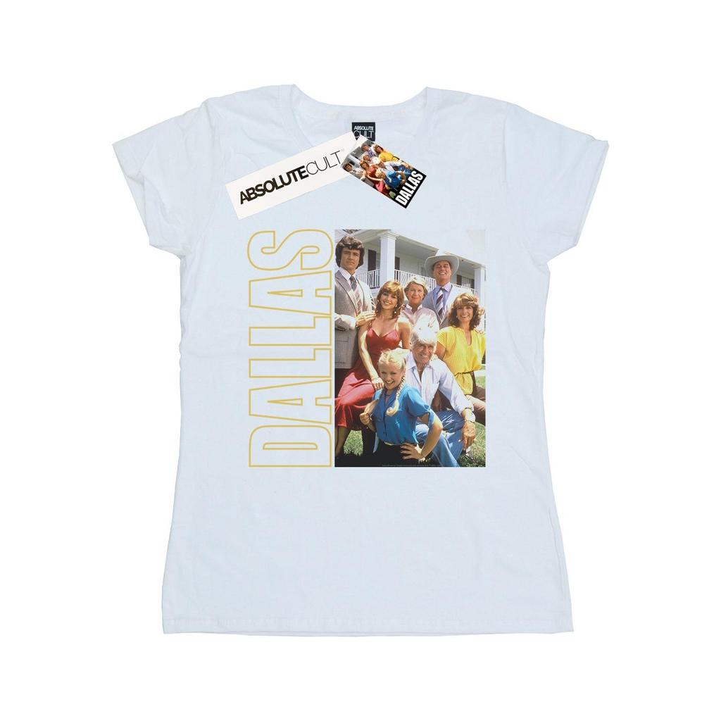 Dallas Womens/Ladies Ewing Family Photo Cotton T-Shirt
