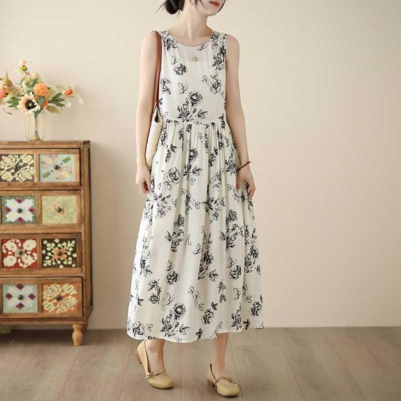 Women's Cutout Back Cotton Dress
