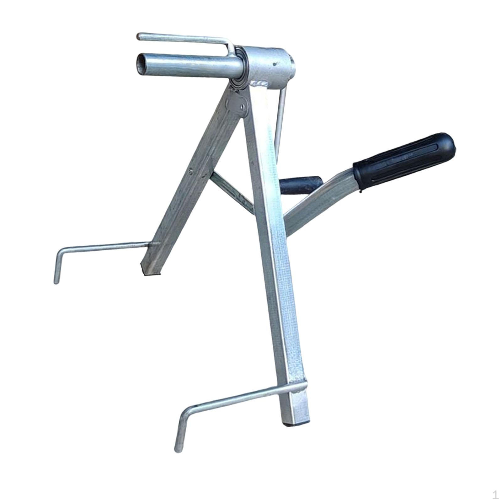 

Water Hose Reel Manual Crank Holder Rack for Household Cleaning Outside Plant Watering