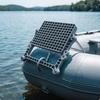 Outboard Motor Bracket Rigid Boat with Metal Fasteners Reinforced Mount for Boaters,