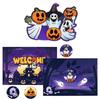 12X Zaproszenia Na Imprezę Halloween Koperta Pocztówka Naklejki J.niemiecki