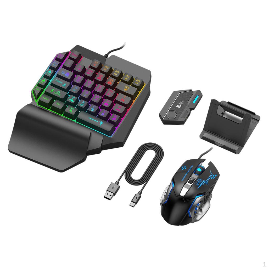 Gaming Keyboard and Mouse Set for Android Phones