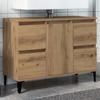 Vidaxl Mobile Sottolavabo, Rovere Artisan, 80X33X60 Cm