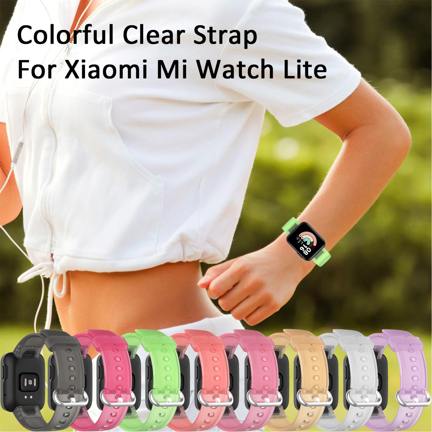 

Аксессуары Красочный браслет Прозрачный силиконовый ремешок Прозрачная замена