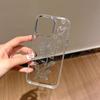 Transparent Feng Shui Diamond Rose Mobile Phone Case For Iphone16 Light Luxury Apple 17Promax Soft
