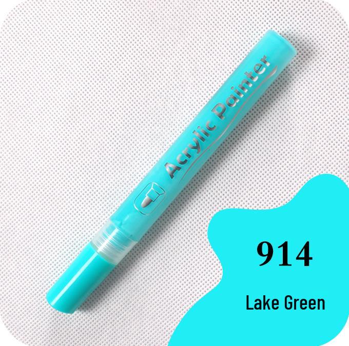 Guan Na 48-Color Waterproof Acrylic Markers for Ceramic, Stone, Graffiti & Coloring