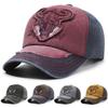 Hat Men's Color Matching Retro Baseball Cap Washed Nostalgic Style Cap Spring and Autumn Casual Sun Hat Women