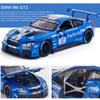 1/24 skala M6 GT3 odlany model samochodu zabawka, wycofać pojazd zabawkowy z dźwiękiem i światłem dla dzieci maluch chłopcy dziewczęta kolekcja prezentów