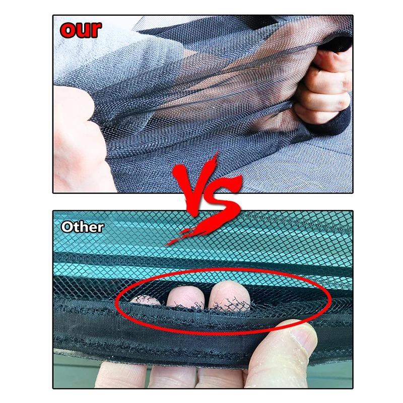 Magnetic Door Screen,Black Side Door Magnetic Mosquito Net,Insect Proof Flight,Summer and Kitchen Indoor Invisible Net