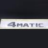 3D ABS Černá Stříbrná Logo 4MATIC Znak Odznak na blatník Odznak kufru pro příslušenství 4MATIC Stikcer