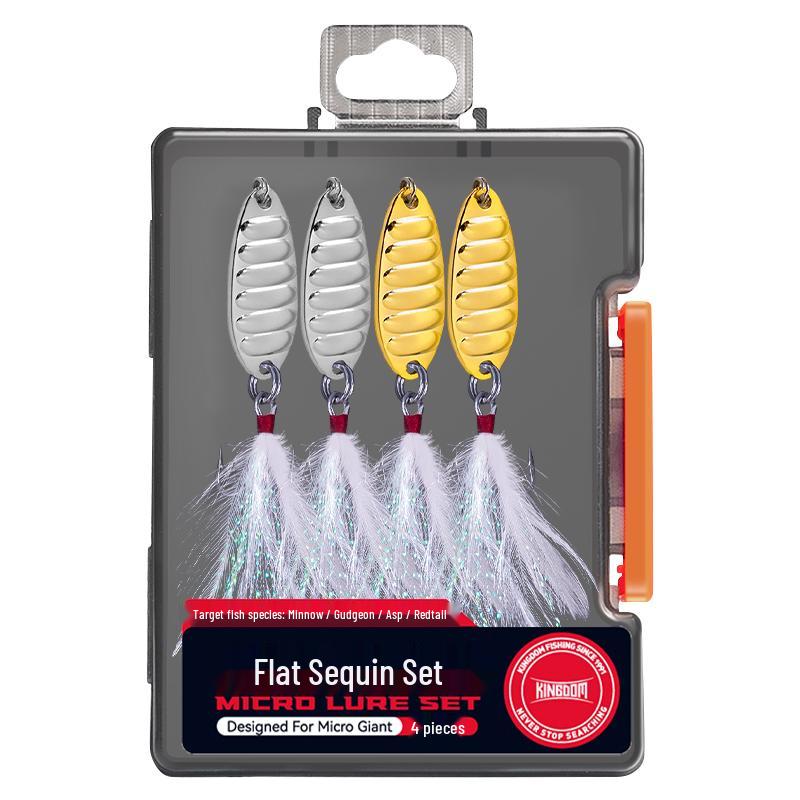 King Lure Flat Vibration Metal Fishing Lure Set