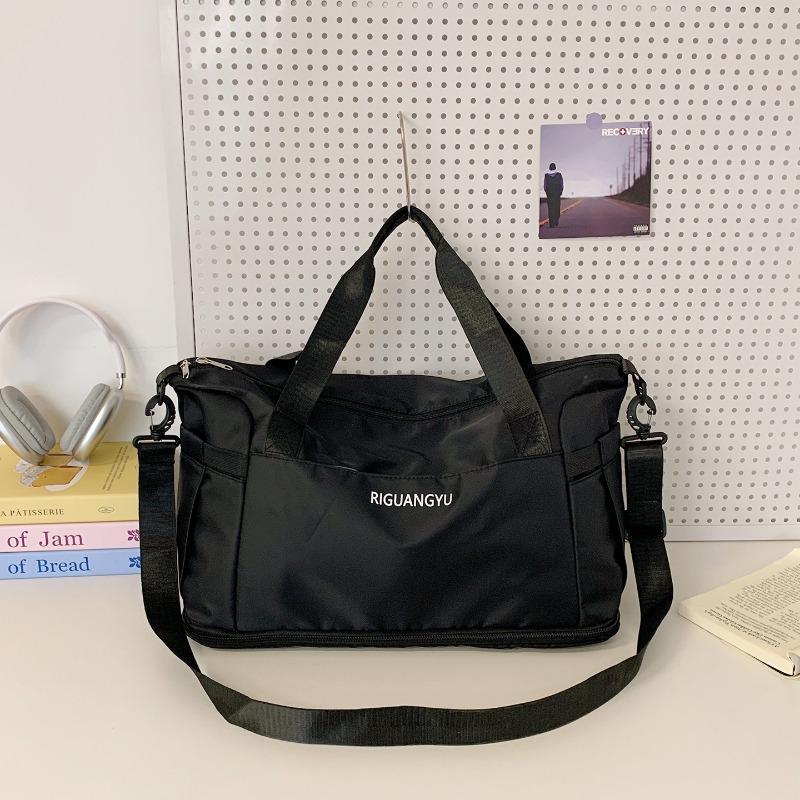 

Large-capacity travel bag Women s short-distance business trip boarding diagonal span luggage bag Men s fashion swimming yoga fitness bag чорний