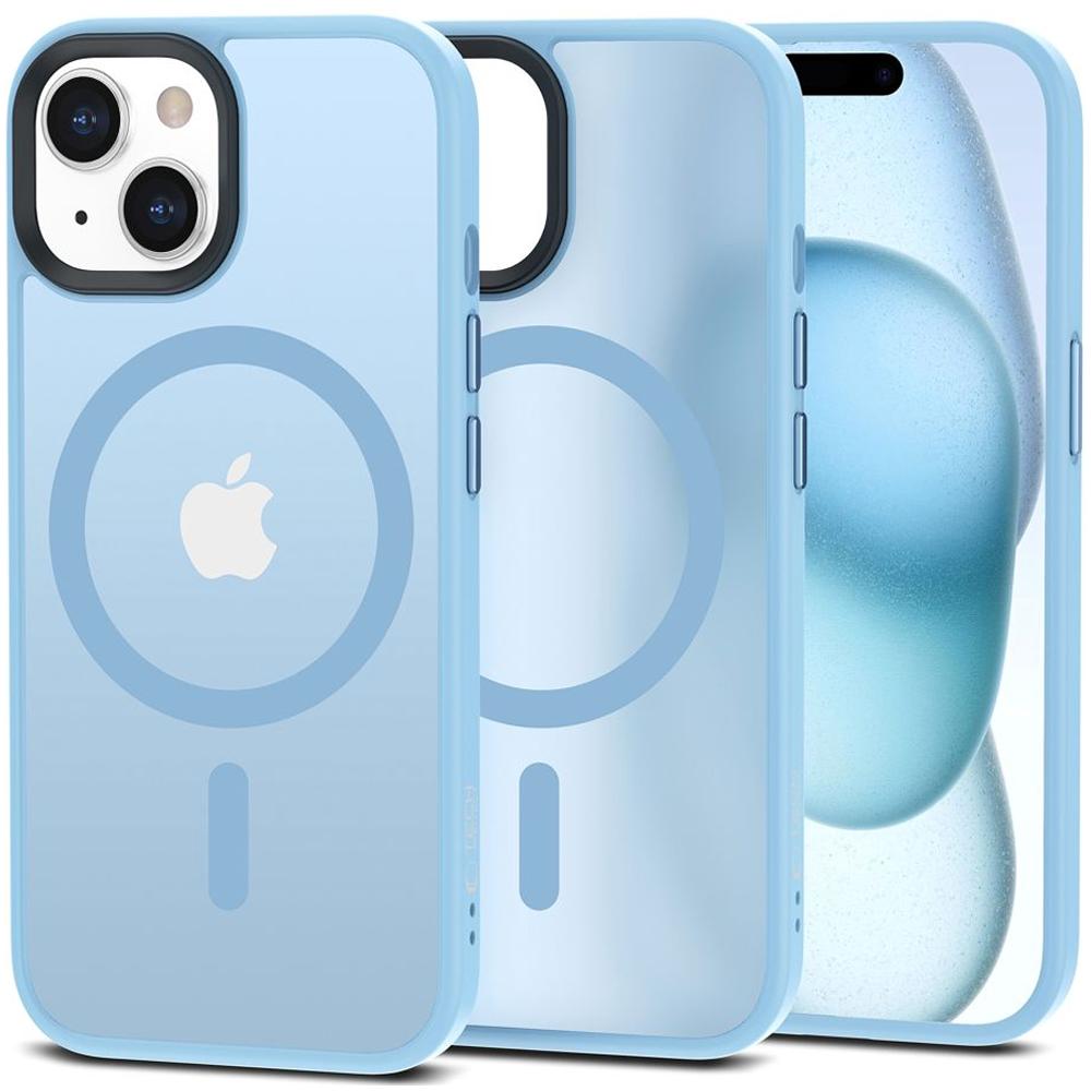 Tech-Protect Magmat Magsafe Iphone 15 Matte Sky Blue