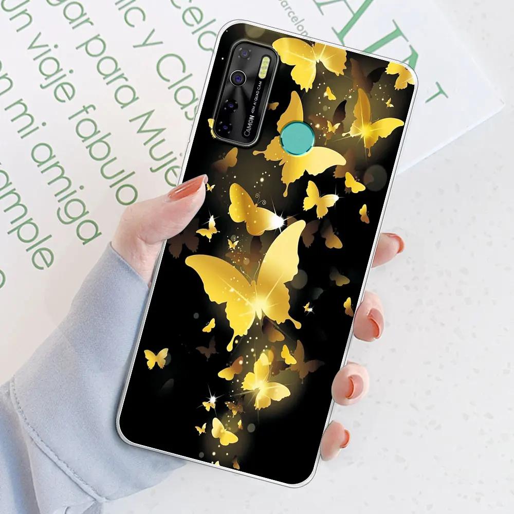 For Tecno Spark 5 Pro Case Cover For Tecno Camon 15 Air /Camon15 Funda Clear Soft Silicone TPU Phone Case or Tecno Spark 5 Coque