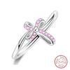 Fashion Luminous Firefly Rings 100% 925 Silver Eternal Heart-Shaped Zircon Rings Fine Wedding Engagement Jewelry Gifts
