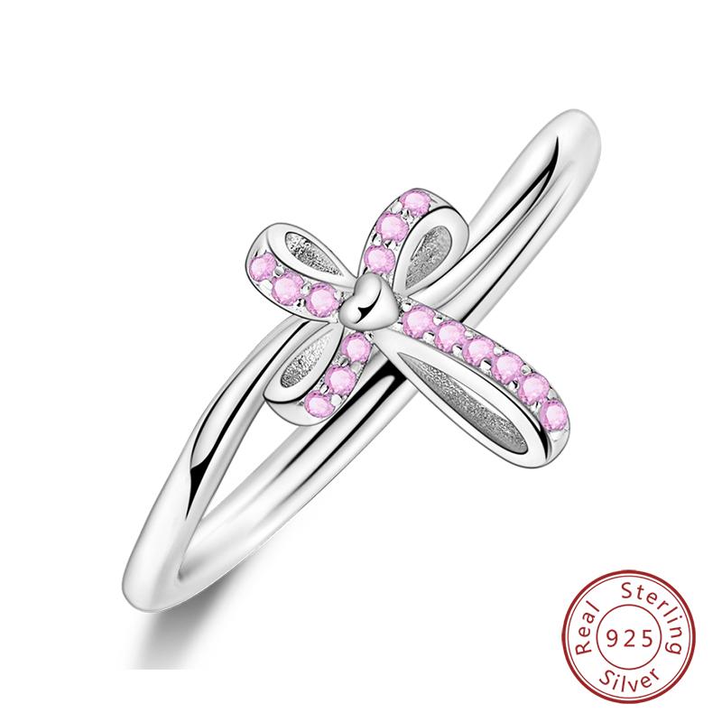 Fashion Luminous Firefly Rings 100% 925 Silver Eternal Heart-Shaped Zircon Rings Fine Wedding Engagement Jewelry Gifts