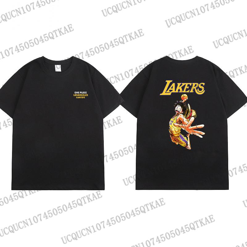 

Футболка з коротким рукавом Lakers Joint Зв язок Ніч Лейкерс Чиста бавовна Чоловіча та жіноча Великого розміру Косплей Футболка L