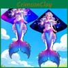 Mermaid Kids Kite With Mechanical Craft And Durable Polyester For Outdoor Play