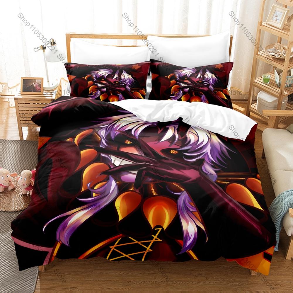 Cool Spooky The Freak Circus Printed Bedding Kit 3PCS Duvet Cover & 2 Pillow Covers Breathable Soft Bed Linens Room Ornament
