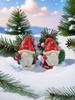 Santa Claus with Gifts Resin Christmas Decoration for Desktop or Living Room