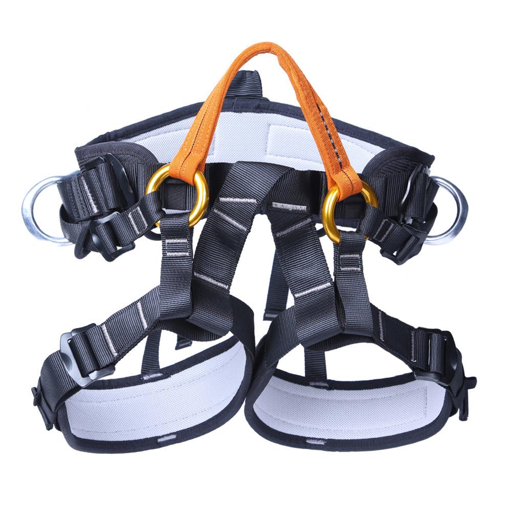 Tree Carving Rock Climbing Harness Rappelling Rescue Half Body Safety Seat Belt
