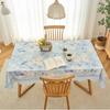 Sky Blue Irregular Lace Tablecloth
