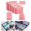 Packing Cubes for Suitcase Luggage Organizers Camping Travelling 7 Piece Beige