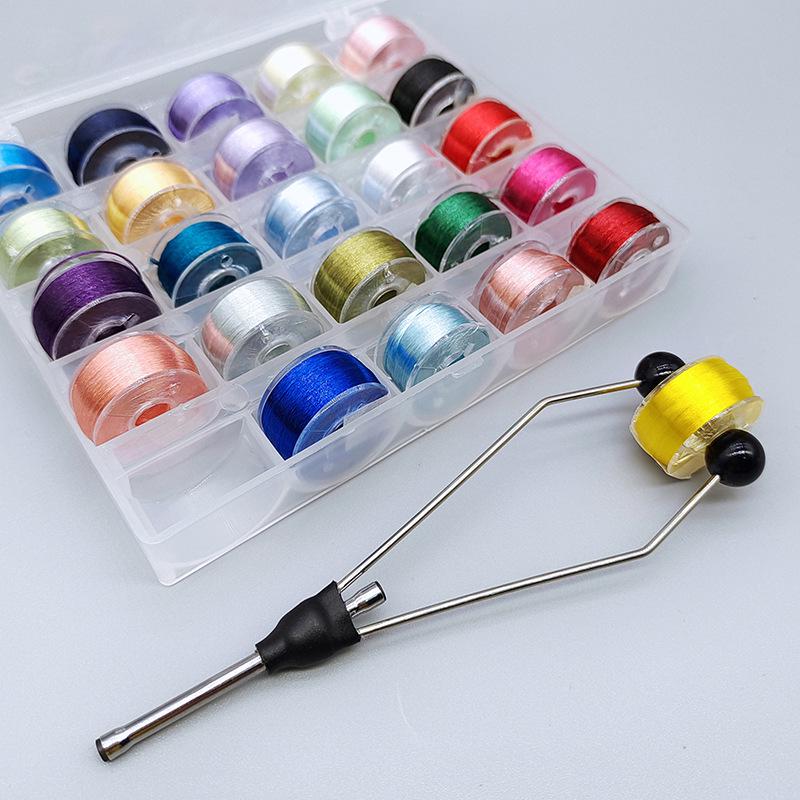 Egret Fly 200D Fly Tying Thread Set - 25 Colors for Lure and Fly Fishing