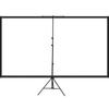 VEVOR Tripod Projector Screen with Stand 100inch 16:9 4K HD Projection Screen Stand Wrinkle-Free Height Adjustable Portable Screen for Projector