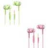 1/2/3/4Pcs Universal 3.5mm Wired Headphones Sport Earbuds with Bass Phone Earphones Stereo Headset with Mic Volume Control