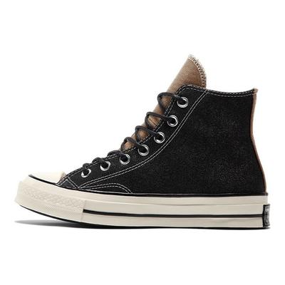 Chuck 70 High Icy Shine - Black Women Sneakers Gold Egret 572265C