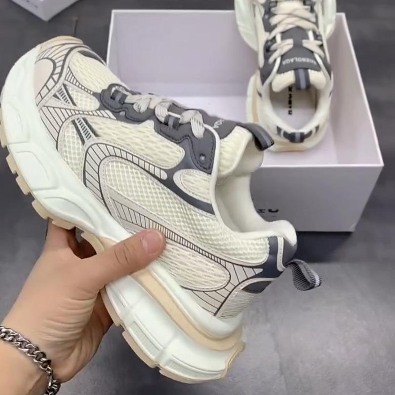 thick-soled women's spring versatile dad shoes trendy casual women's shoes mesh breathable sneakers