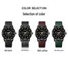 Sanda Quartz Three-Eye Six-Hand Watch: Fashionable, Simple, Leather Strap, Waterproof, Men's & Women's Calendar Watch.