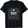 Creator Ink Inanimate Insanity Black And White T- Shirt