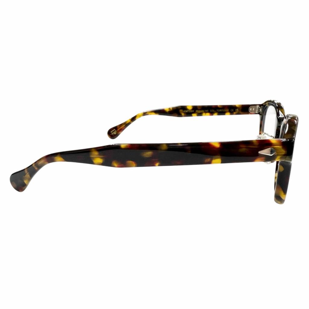 Excellent MOSCOT Glasses LEMTOSH Clear Brown Mens Used