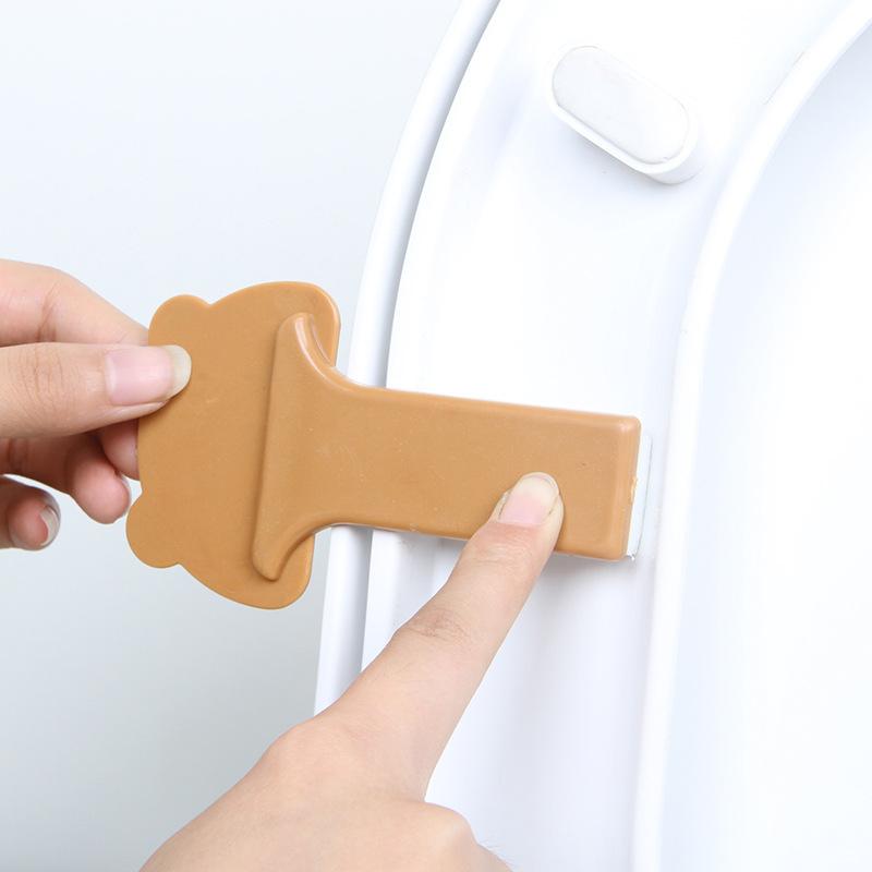 Toilet Lid Portable Cartoon Convenient Toilet Lid Portable Lid Can Not Dirty Hands Open The Toilet Lid Clamshell