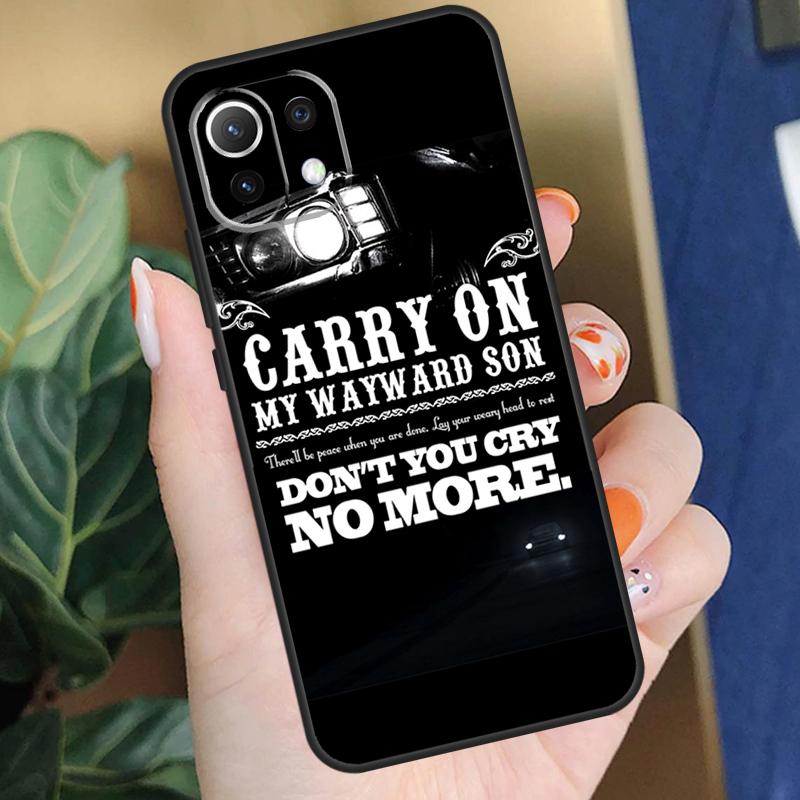 Supernatural CARRY ON MY WAYWARD SONS Case For Xiaomi 15T 14T 13T Pro 14 15 Ultra 17 Pro Max POCO X7 F8 Pro X5 X6 F5 F6 F7 Coque