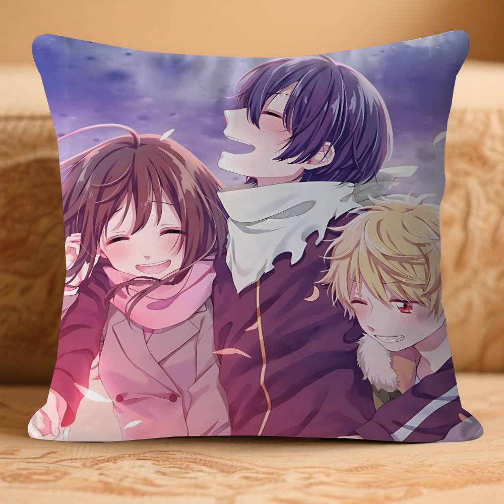 Anime N-Noragami Cushion Cover 30x50 Polyester Sofa Cushions Decorative Throw Pillows Home Decoration Pillowcover