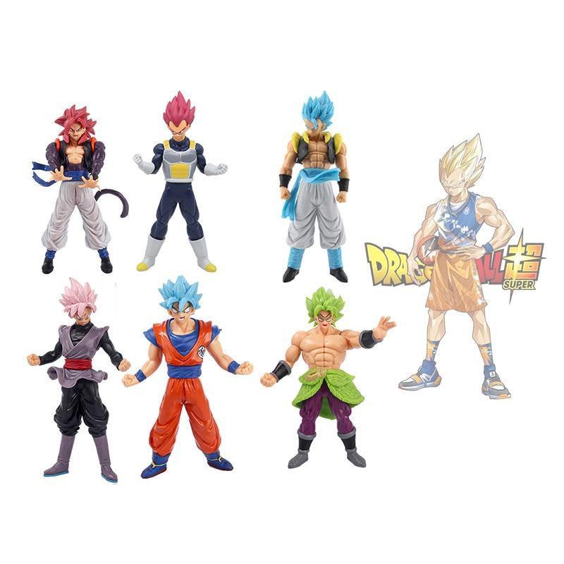 Dragon Ball Handheld Figures 18cm Pvc Material Cartoon Anime Style