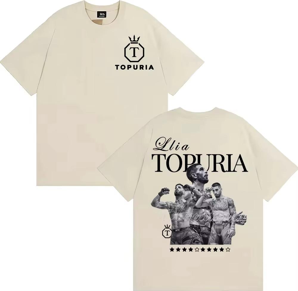 Limited El Matador Ilia Topuria Tshirt Unisexs Clothing Fashion Vintage Short Sleeve Tee Shirts Unisex Pure Cotton Streetwear