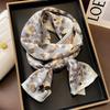 111 mulberry silk scarf women's spring and autumn temperament high-end versatile silk streamer fashion versatile long silk scarf accessories