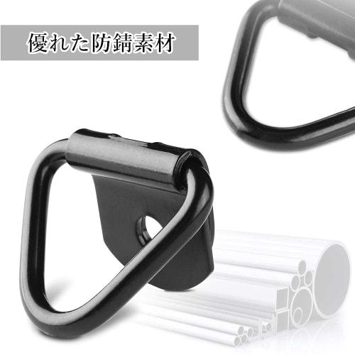 TIMESETL Ground Hook, Cargo Hook, Stainless Steel D-Ring, 12mm, Pack of 8, D-Shaped Hanging Hook, Trailer Anchor, Tie-Down Ring, Load Anchor for Motor