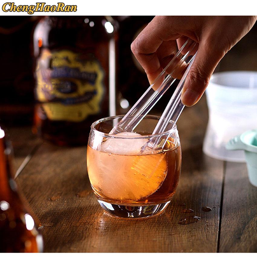 SW 1PC 6cm Big Size Silicone Ice Hockey Mould Round Ball Ice Cube Sphere Whisky Ice Hockey Maker Box DIY Bar Party Kitchen Tools