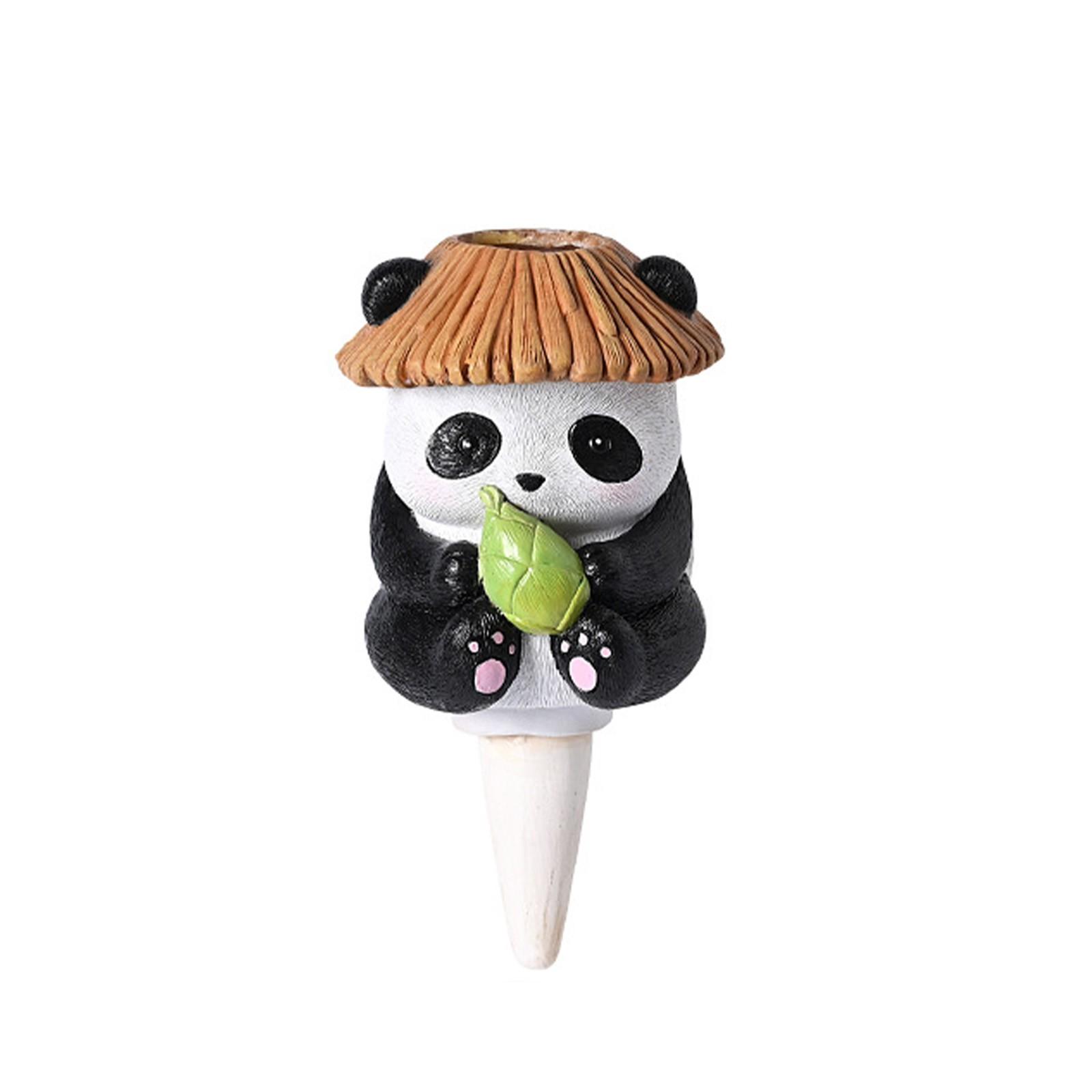 

Смола Ручная работа Лягушки Панды Ленивая Автоматическая Поилка Устройство для подачи Двор Украшение Вставной Орнамент One Size