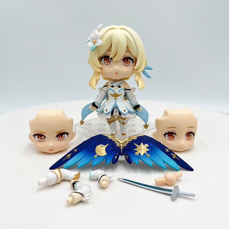 Genshin Impact Traveler /Lumine Anime Figure #1717 Genshin Impact Aether Action Figure Adult Collection Model Doll Toys