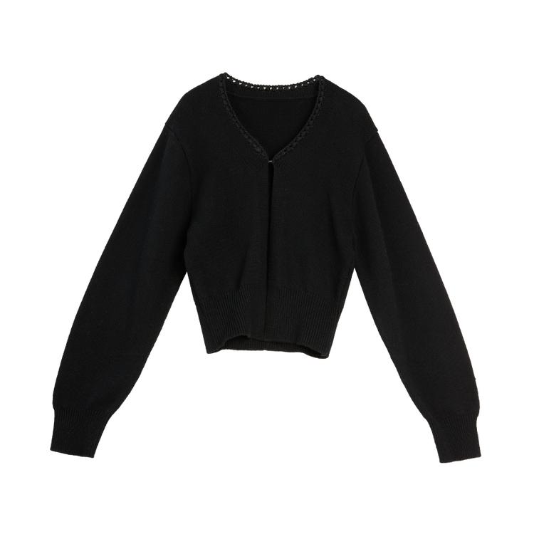ELLE French Lazy Style Fashion Design V-Neck Casual Loose Versatile Long Sleeve Sweater Women Sweater EM53172