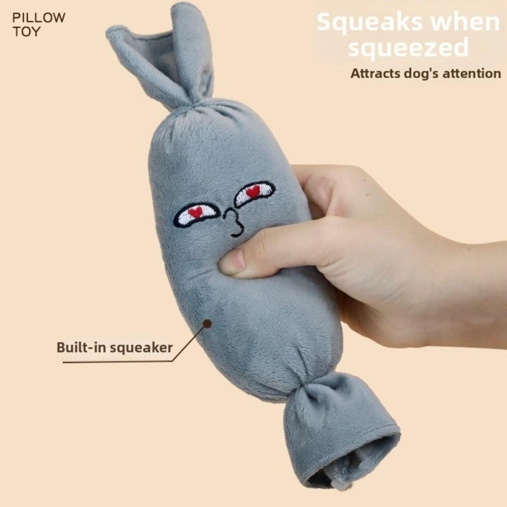 Soft Plush Dog Plush Chew Toy Chew-Resistant Pet Training Toy  For Small Large Dogs