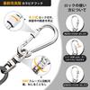 DANOFY Dog Tethering Wire Lead Cable 5mm Dog Tethering Cable with Improved Carabiner and Runner Training Lead for Outdoor Garden Suitable for and