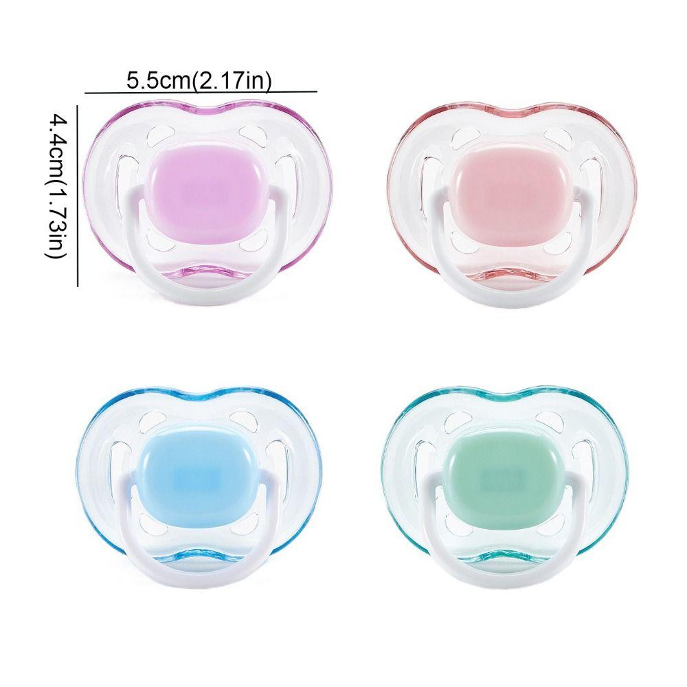 4pcs Bite Resistant Puppy Chewing Toy Silicone Dog Calming Pacifier Pet Pacifier  For Clean Teeth